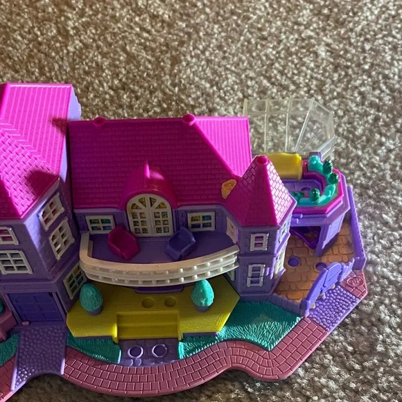 Polly pocket magical mansion' Purple & Pink Toy Play Mansion with Accessories - Picture 7 of 10